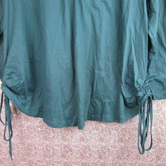 NWT BloomChic Green side tie shirt 18/2X - Picture 4 of 8